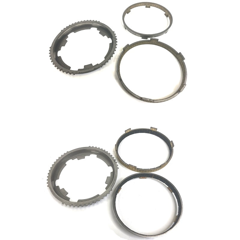Factory revised carbon synchro rings.
